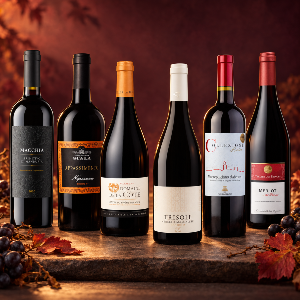 Herbst-Rotwein-Paket (6 Flaschen)