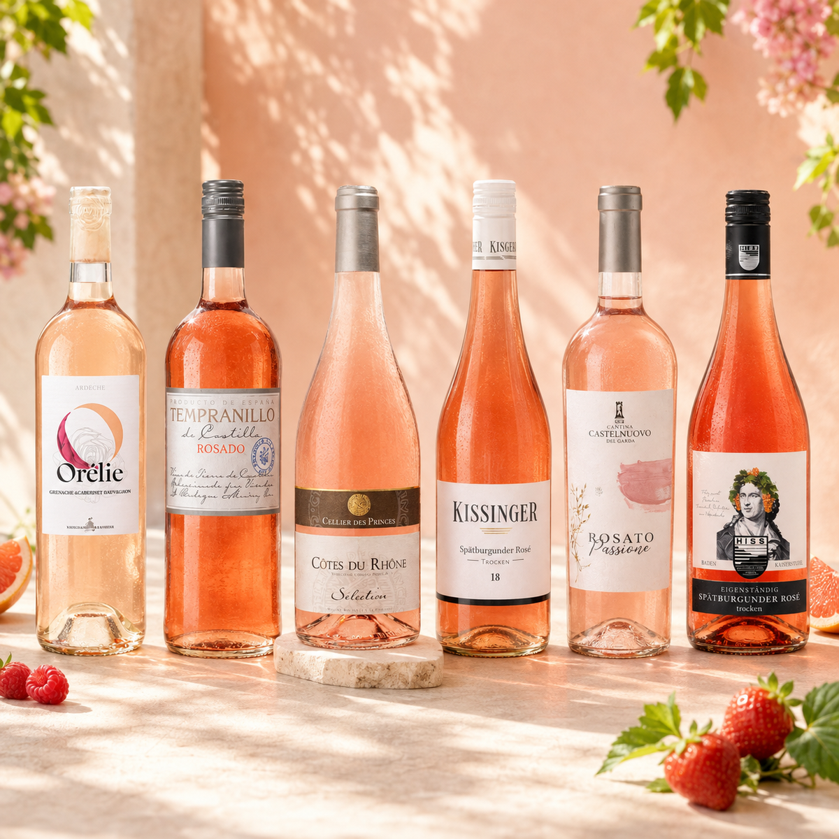 Rosé-Sommerpaket (6 Flaschen)