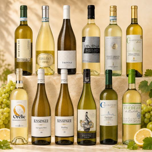 Weißwein Entdecker-Paket mit zwölf Flaschen